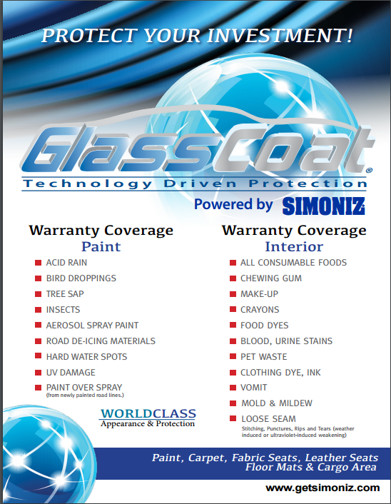 This is the best glass coating we have ever used!! 3 YR Warranty! 